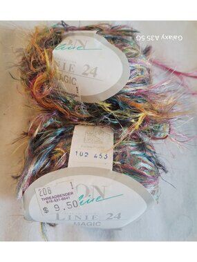 Lot of 2 OnLine Linie 24 Magic Yarn 50g Multicolor 100% Polyamide Nylon